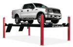 4P14series 4 post louvered approach ramps for car and truck lifting