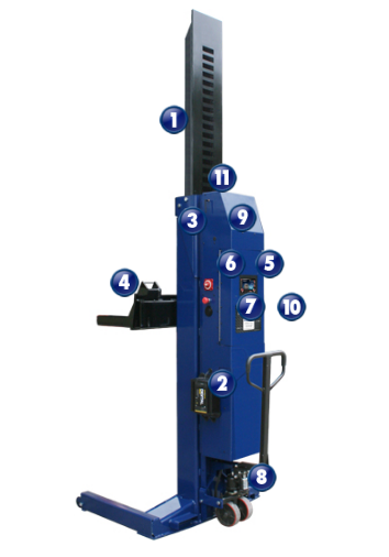 Challenger CLHM-135 Mobile HD – Mobile Column Lifts